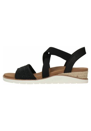 ARCH FIT BEACH KISS-BOHO BEYOND - Wedge sandals - blk