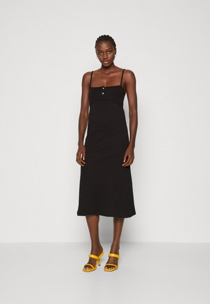BELLA STRAP DRESS - Jerseyjurk - black