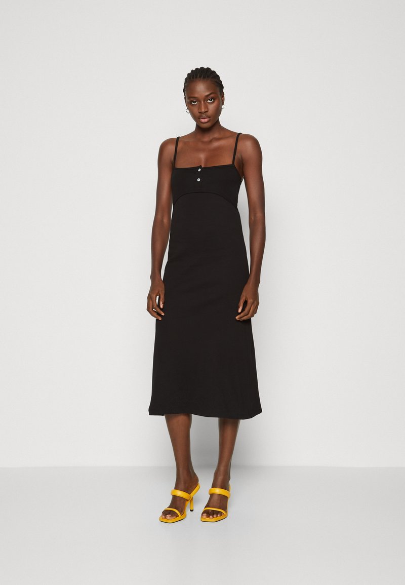 BLANCHE BELLA STRAP DRESS - Jerseykjole - black