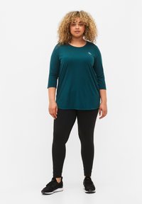 Active by Zizzi WORKOUT  - Langarmshirt - deep teal