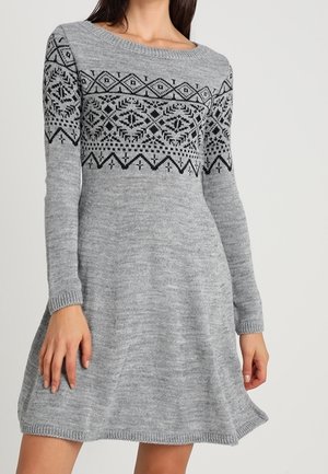 Pletené šaty - grey