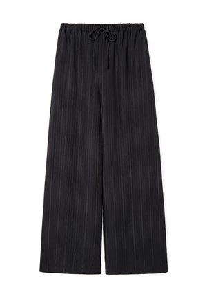 Ipekyol, IPEKYOL PANTS STRIPED WIDE LEG PANTS - Pantalones - black