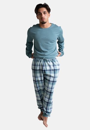 SET - Pyjama - grün/blau