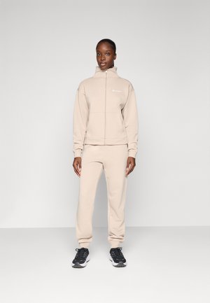 FULL ZIP SWEATSUIT SET - Tracksuit - beige