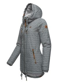 Ragwear ZUZKA - Cappotto invernale - grey zig zag