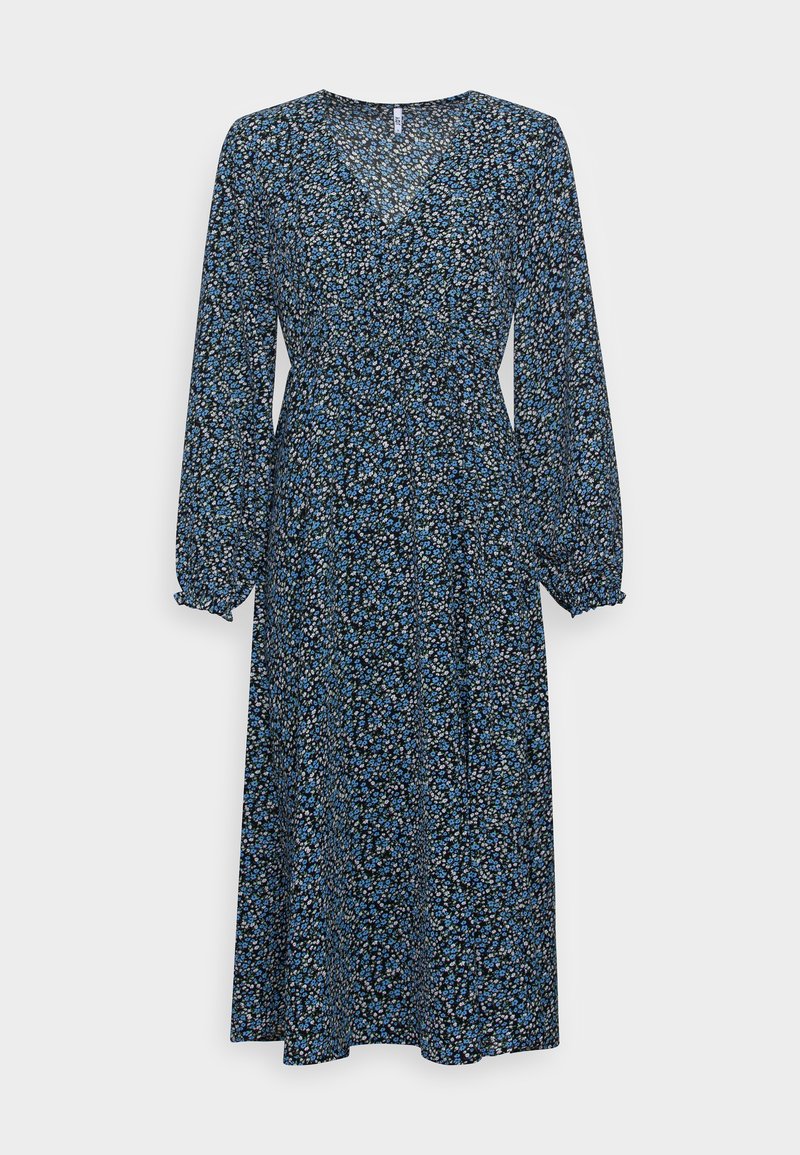 JDY Tall JDYKATRIN MIDI DRESS - Freizeitkleid - black/pacific coast