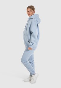 Smilodox EDA FULL ZIP HOODIE - Sudadera con cremallera - hellblau