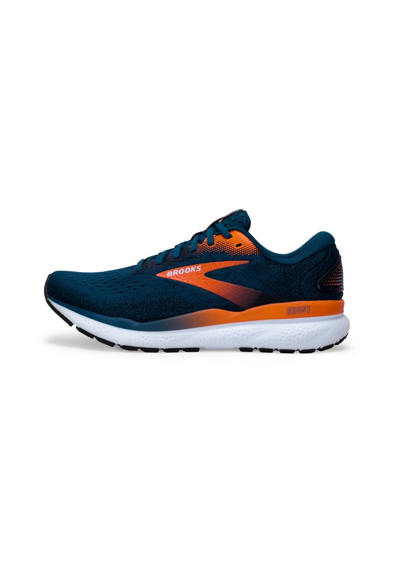 Brooks GHOST 16 - Scarpe da corsa su strada - blue opal black nasturtium
