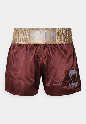 Venum CLASSIC MUAY THAÏ - Sport rövidnadrágok - burgundy/gold/white