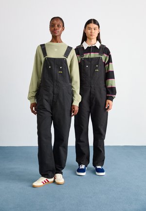 Stan Ray EARLS BIB UNISEX - Denim Dungarees - black