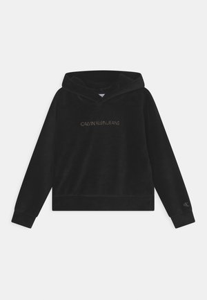 BOXY HOODIE - Jersey con capucha - black