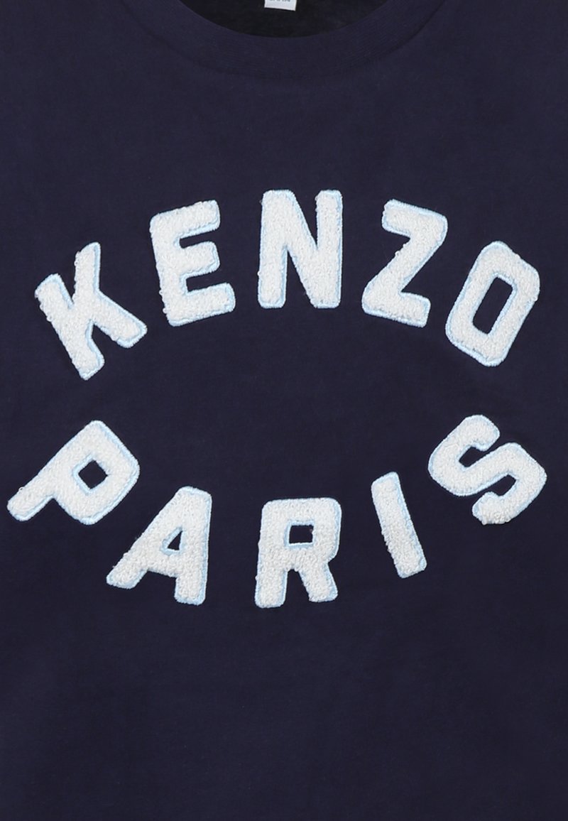 KENZO kids T-shirt print blue/blauw
