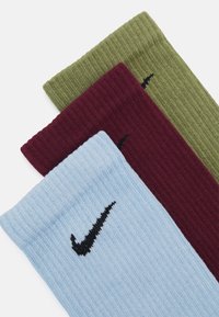 Nike Performance EVERYDAY PLUS CUSH CREW UNISEX 3 PACK - Meias desportivas - blue