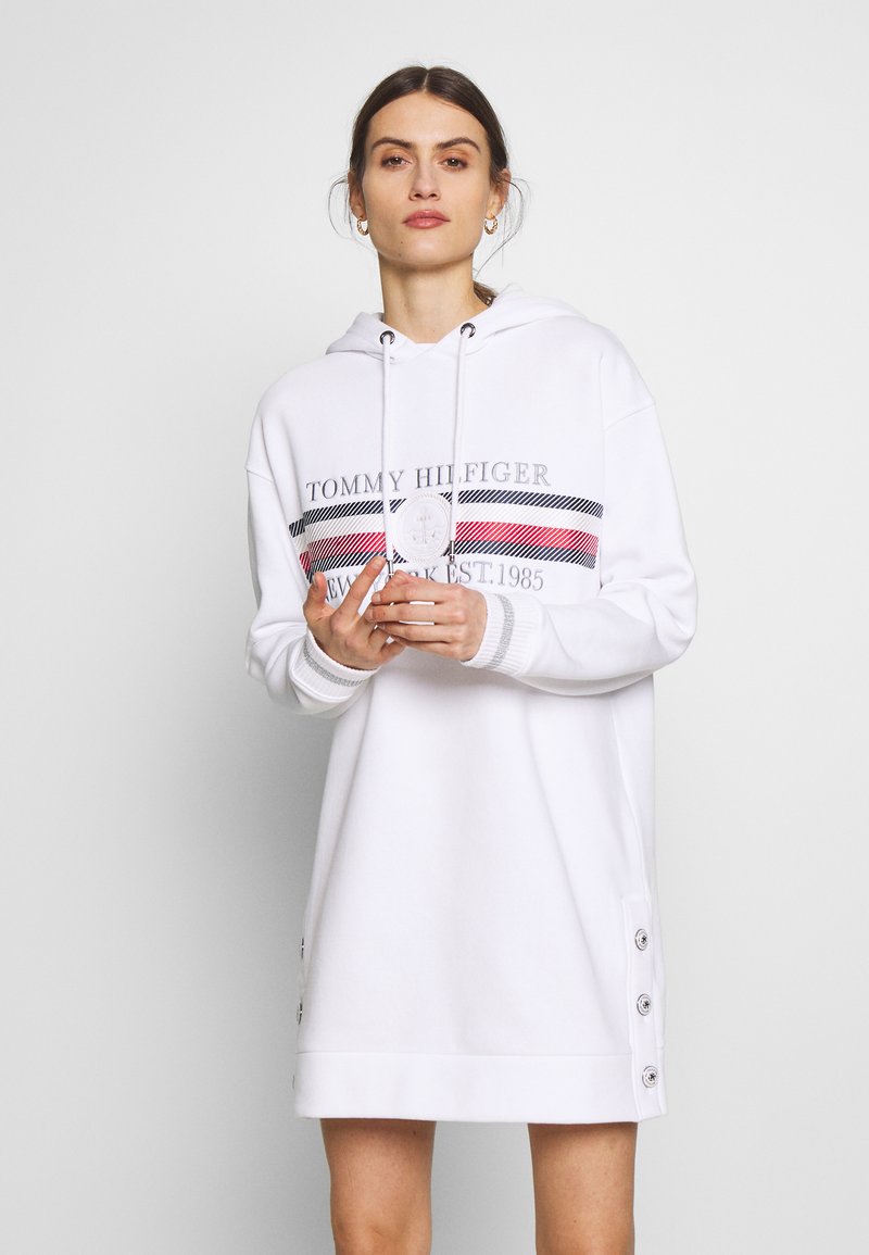 Tommy Hilfiger ICON HOODED DRESS Day dress white Zalando.ie