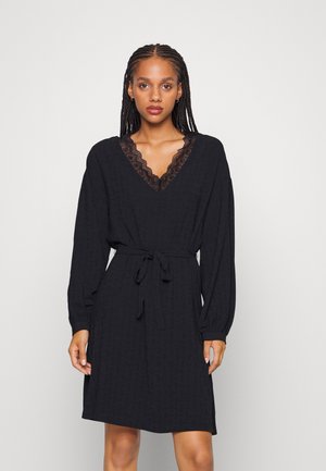 Vero Moda VMLYRA V NECK DRESS - Vestido de dia - black