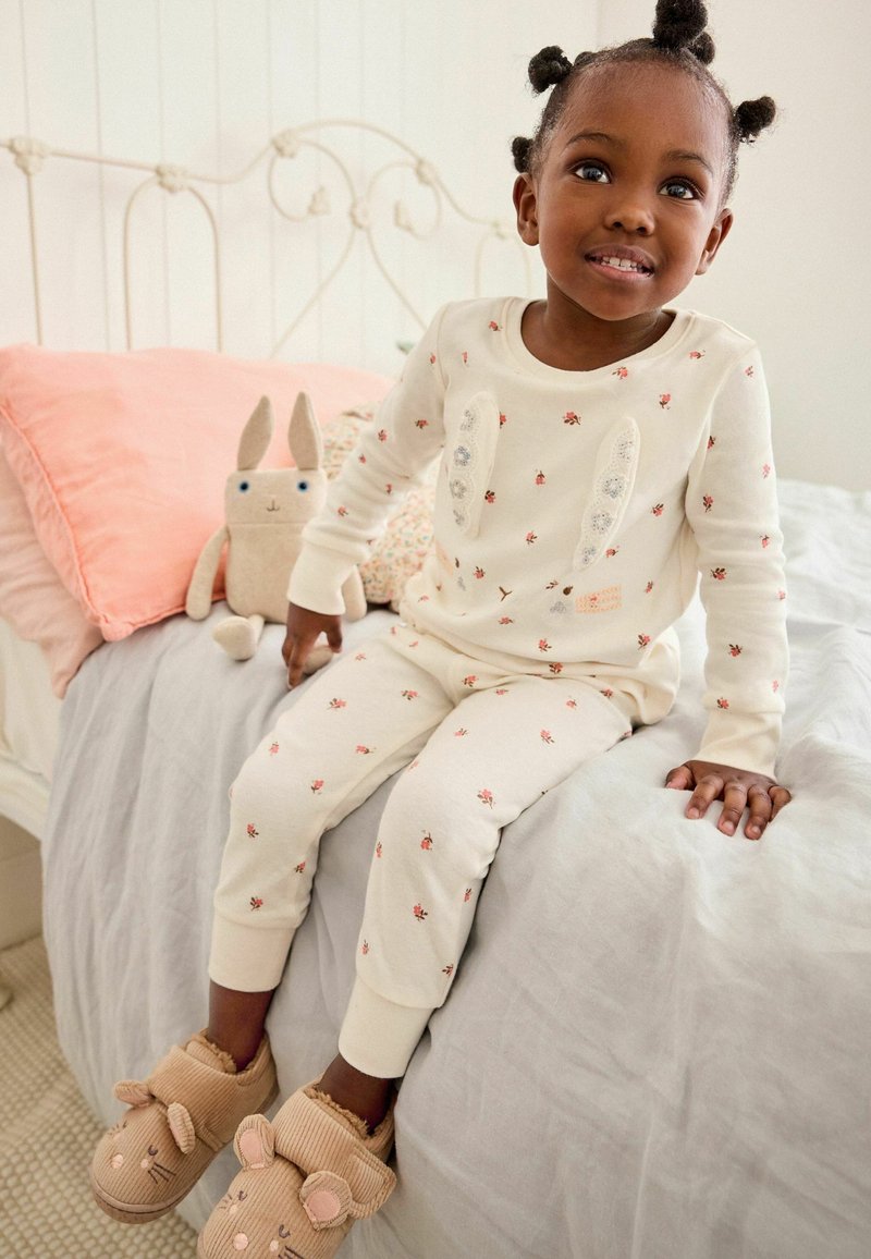 Next REGULAR FIT - Nattplagg set - cream bunny