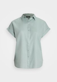 TISSUE LINEN SHORT SLEEVE SHIRT - Chemisier - aqua pearl