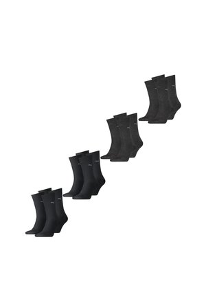 Puma 8ER PACK - Sokken - 4 paar black (200) & 4 paar anthracite (201)