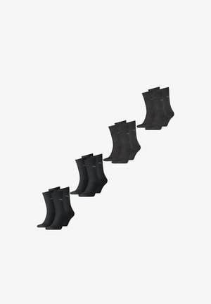 Puma 8ER PACK - Socken - 4 paar black (200) & 4 paar anthracite (201)