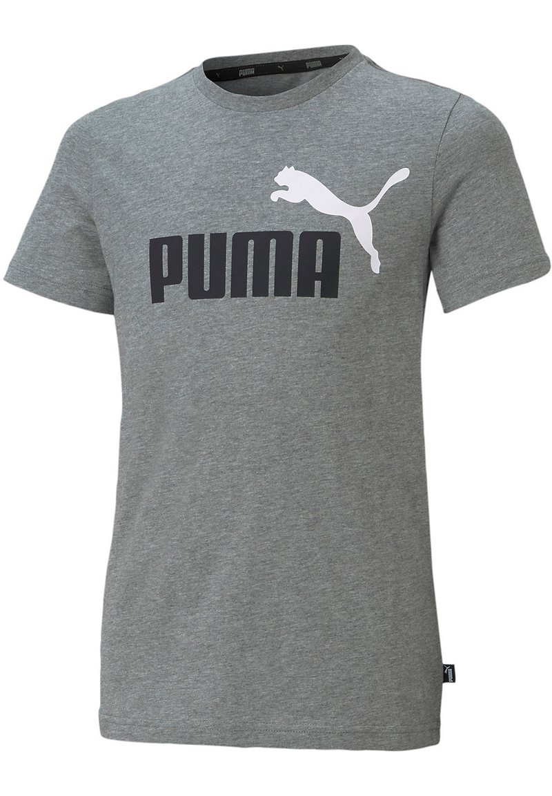 Puma - LOGO TEE UNISEX - Print T-shirt - hellgrau, Enlarge