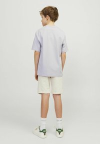 Jack & Jones Junior JORVESTERBRO SS CREW NECK NOOS - Triko s potiskem - lavender frost