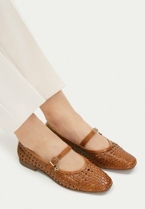 Mexx, MEXX BALLERINAS WOMEN'S BROWN 5906751948545 - Riemchenballerina - brown