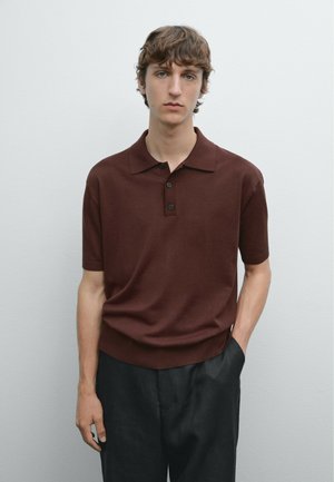 REGULAR FIT  - Polo - bordeaux