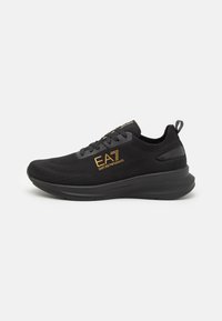 EA7 Emporio Armani - MAVERICK UNISEX - Tenisice - black/gold Minijatura 1