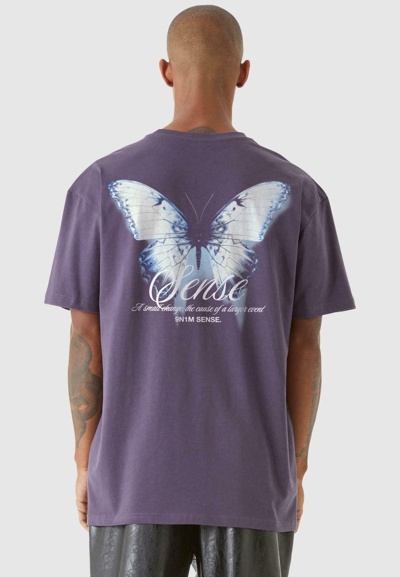 9N1M SENSE Triko s potiskem - purplenight