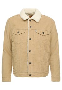 TYPE III SHERPA TRUCKER JACKET - Spijkerjas - beige