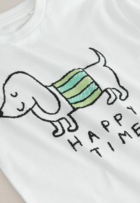 Ikke valgt, white happy time dog