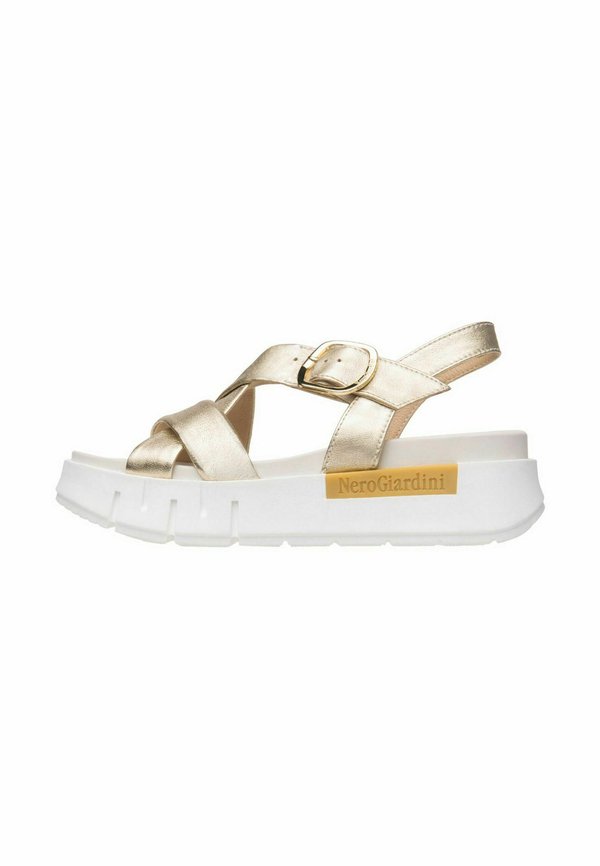 MILA - Keilsandalette - miele