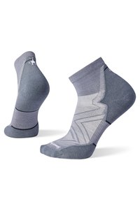 Smartwool - RUN TARGETED CUSHION ANKLE - Urheilusukat - graphite Pienoiskuva 1