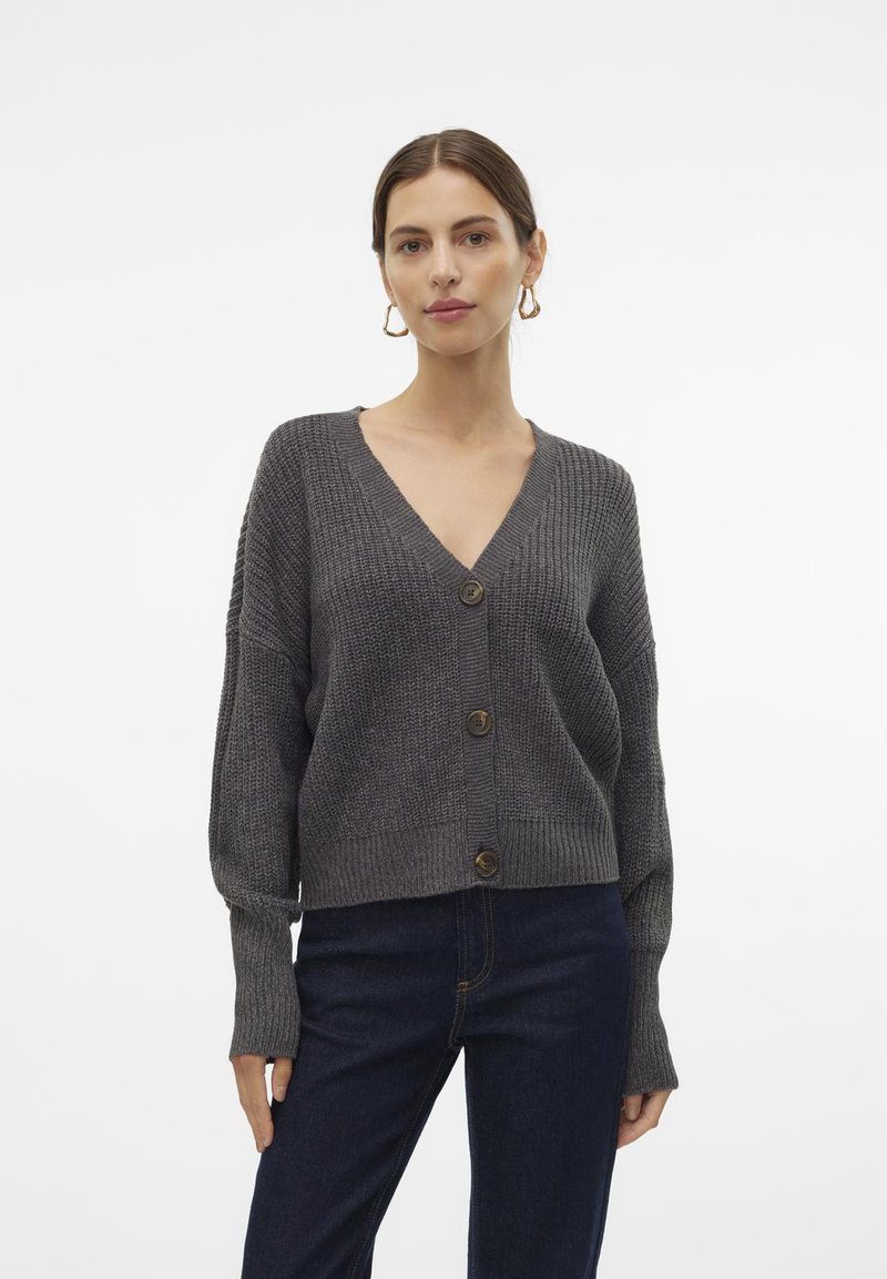 Vero Moda - VMLEA  - Gilet - asphalt/phantom tornado, Agrandir