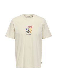 Δεν επιλέχθηκε, silver green print flower