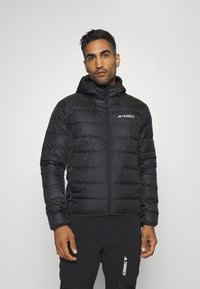 Adidas Terrex - TERREX MULTI LIGHT DOWN HOODED - Down jacket - black Thumbnail Image 1