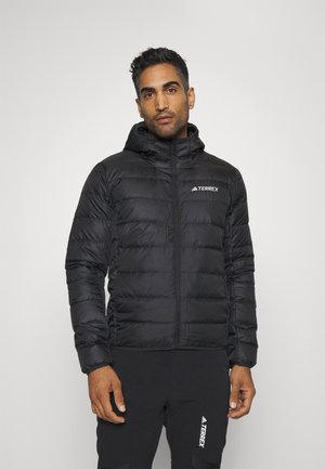 TERREX MULTI LIGHT DOWN HOODED - Bunda z prachového peří - black