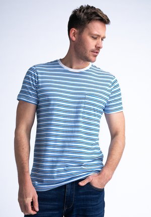 Tricou cu imprimeu - electric blue