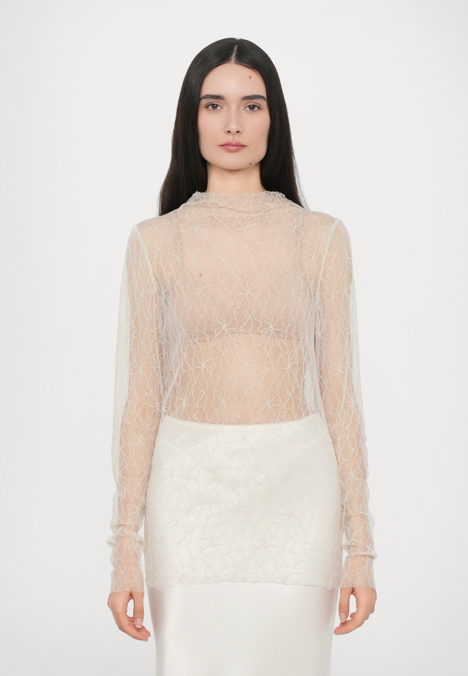 売れ筋商品|||ホフマン コペンハーゲン Tシャツ レディース トップス KAREN - Long sleeved top - oyster 03b55ebe03d644faad02389aa023c6