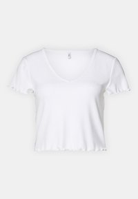 ONLY Petite ONLKIKA VNECK - Basic póló - cloud dancer