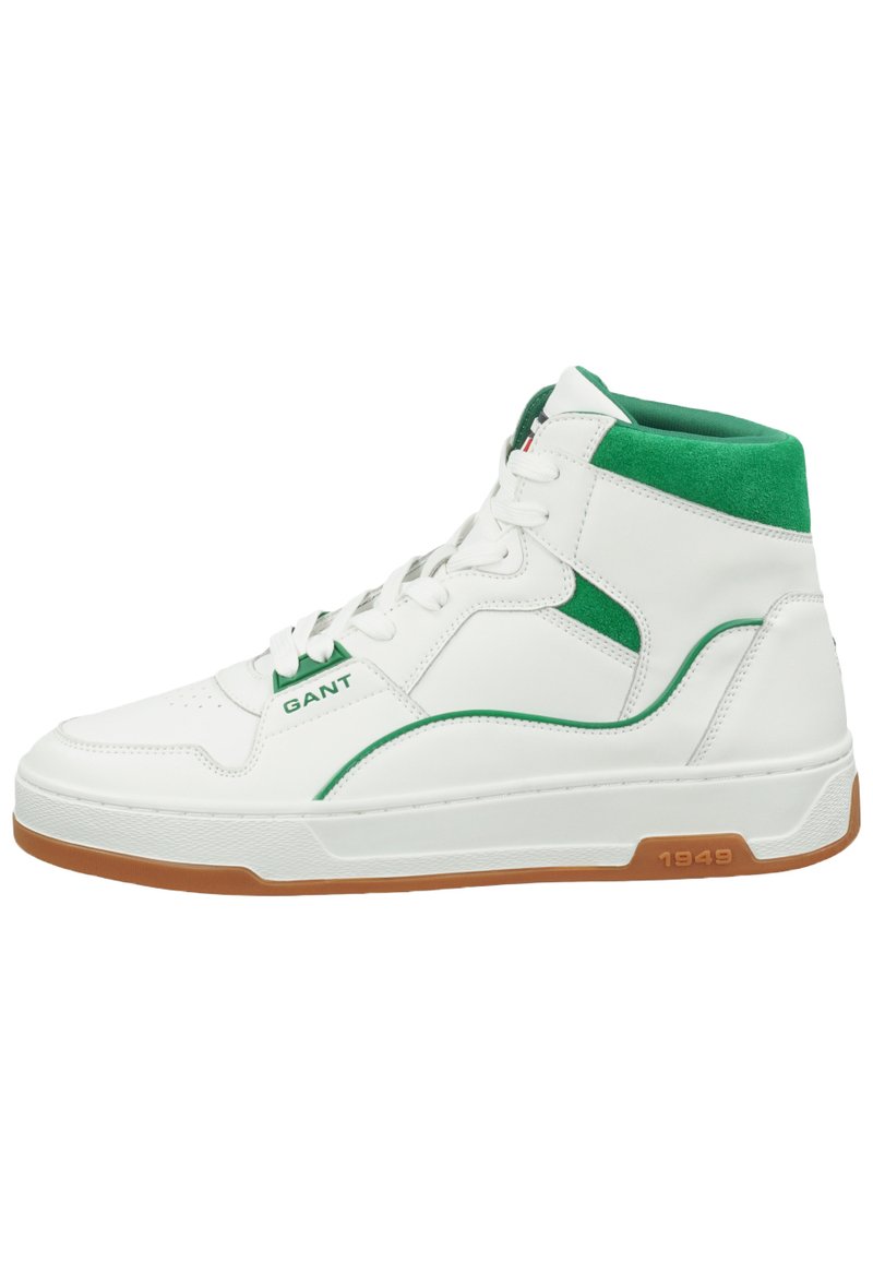 GANT VARZITY - High-top trainers - white green