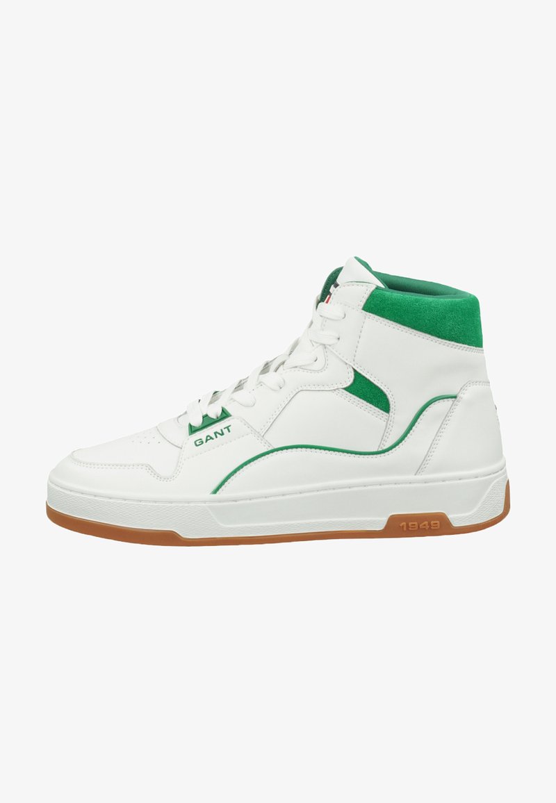 GANT VARZITY - High-top trainers - white green