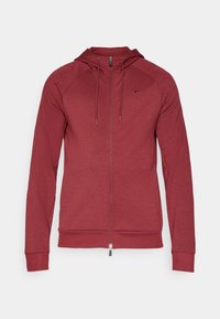 PRIMARY HOODIE - Športna jopa s kapuco na zadrgo - dark team red