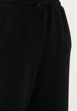 LELA, LELA TROUSERS REGULAR FIT - Stoffhose - black