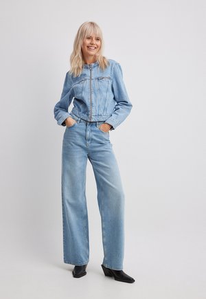 NA-KD Teksajakk - light blue