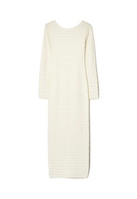 Bershka TEXTURED - Dnevna haljina - beige