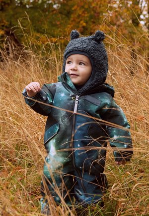 Molo BABY HYDE BABY SNOWSUIT - Žieminis kombinezonas - dark blue/green