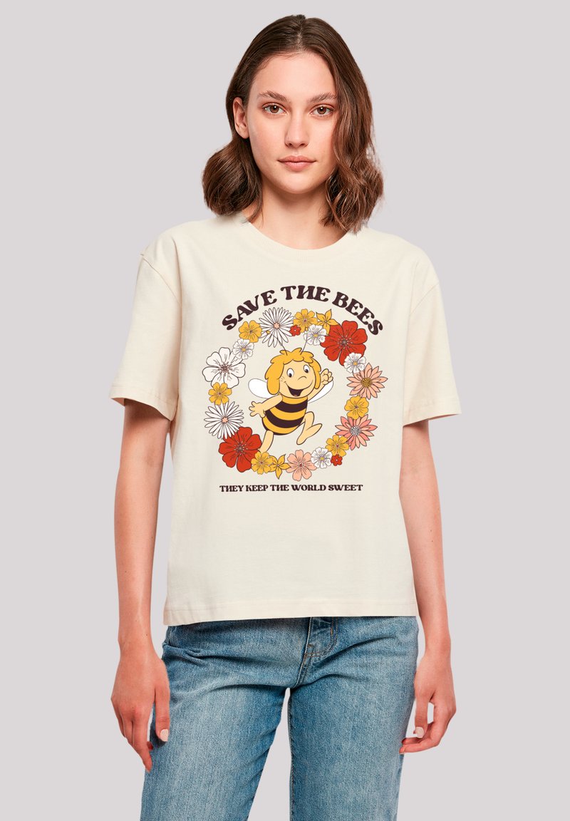 F4NT4STIC DIE BIENE MAJA SAVE THE BEES - T-Shirt print - whitesand