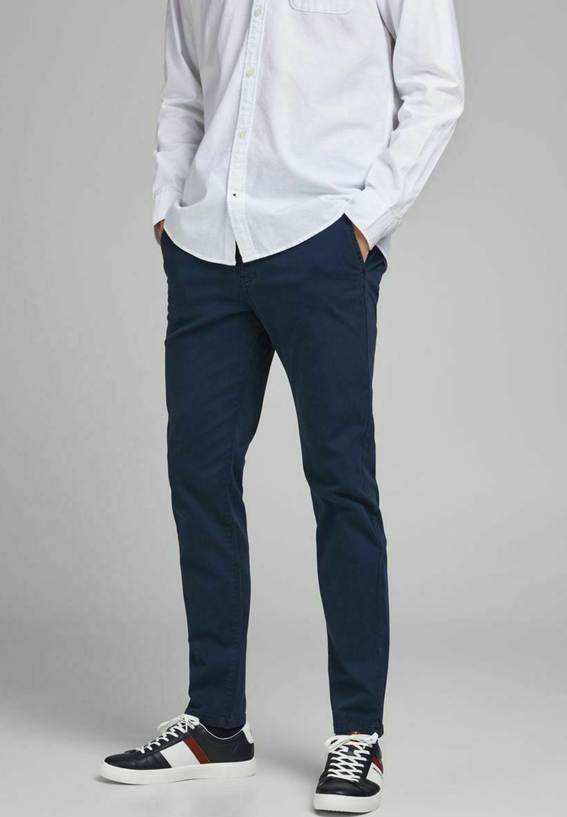 Jack & Jones - MARCO FRED AMA - Chinos - navy, Enlarge