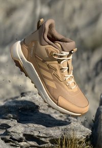 Adidas Terrex ANYLANDER CLIMAWARM - Vinterstövlar - cardboard/earth strata